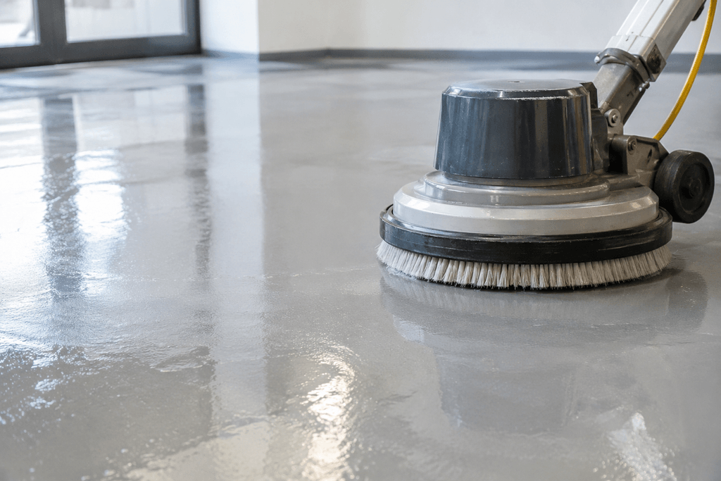 How to clean a resin floor